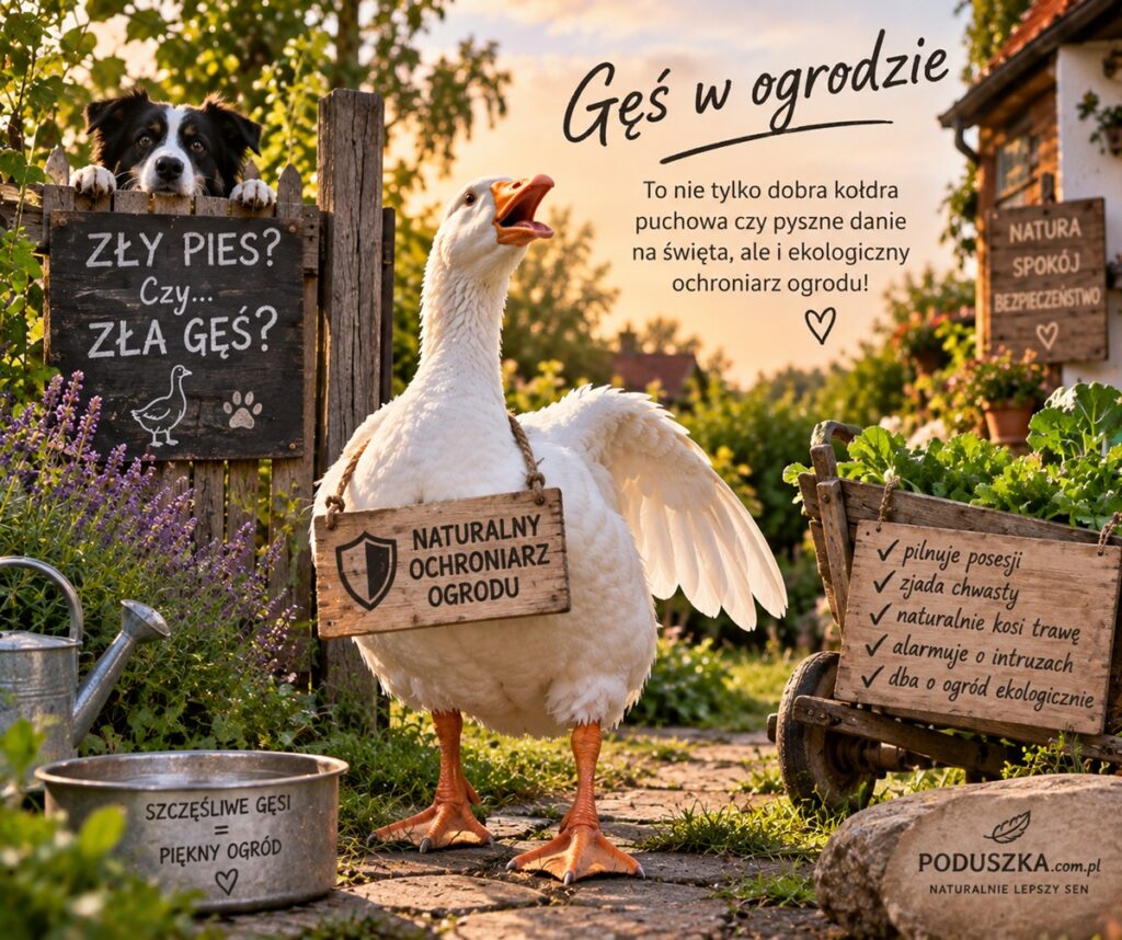 Gęś w ogrodzie
